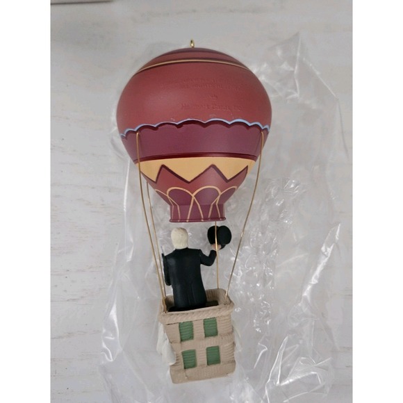 1996 Hallmark‎ Keepsake Wizard Of Oz State Fair Omaha Balloon Christmas Ornament - Picture 6 of 8
